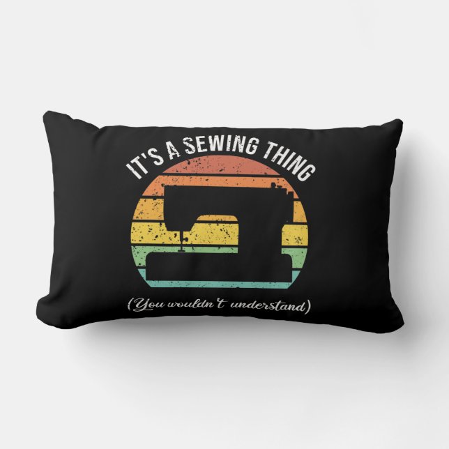 Coussin Rectangle C'est une couture (Recto)