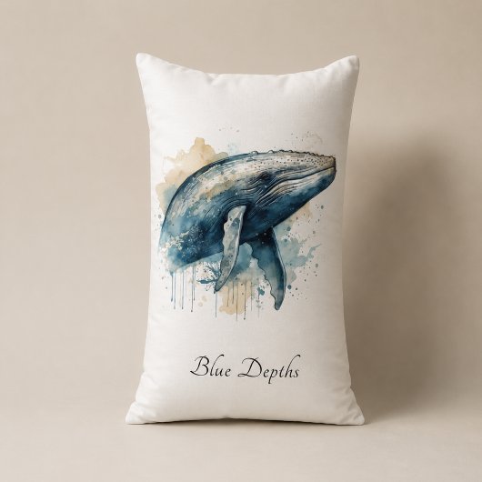 Coussin Rectangle Chambre côtière de Whale Cove Accent de literie