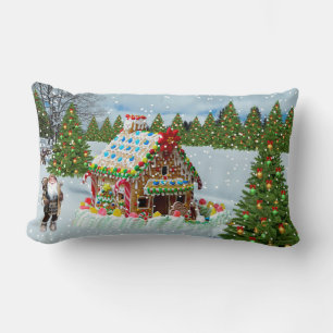 Coussin Rectangle Chambre de pain d'épice