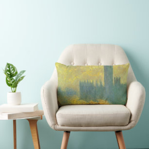 Coussin Rectangle Chambres du Parlement, Stormy Sky par Claude Monet