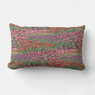 Coussin Rectangle Champ De Tulipes