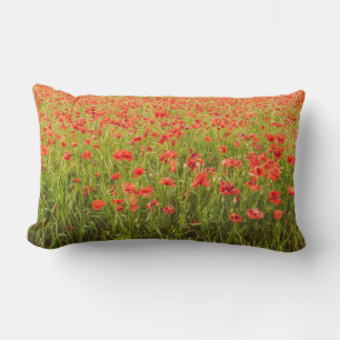 Coussin Rectangle Champ Poppies