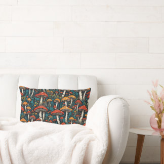 Coussin Rectangle Champignons