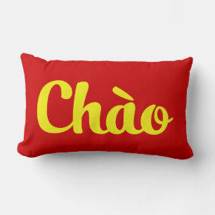 Coussin Rectangle Chào / Hello ~ Vietnam / Vietnamien / Tiêt Viêt