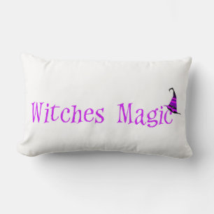 Coussin Rectangle Chapeau Magique de Sorcière