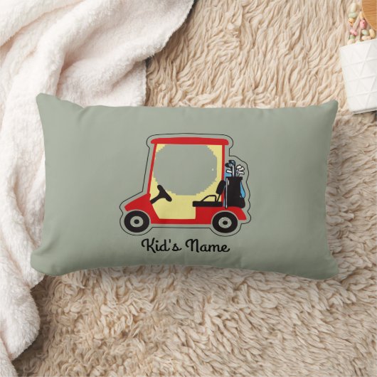 Coussin Rectangle Chariot de golf (Couverture)