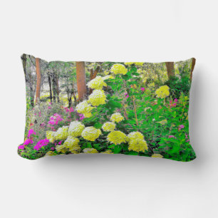 Coussin Rectangle Chartreuse Hydrangea Limelight Garden