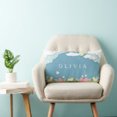 Coussin Rectangle Chasse aux oeufs de Pâques, vacances de printemps (Chaise)