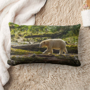 Coussin Rectangle Chasse de l'ours esprit blanc