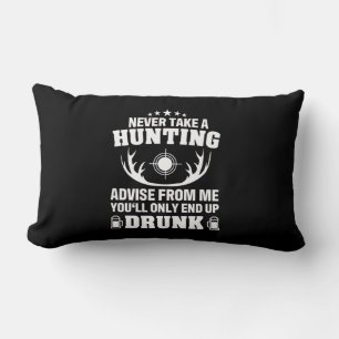 Coussin Rectangle Chasseur de cerfs Boire