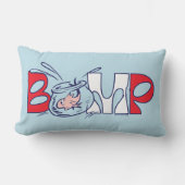 Coussin Rectangle Chat dans le Casquette | Bump (Recto)
