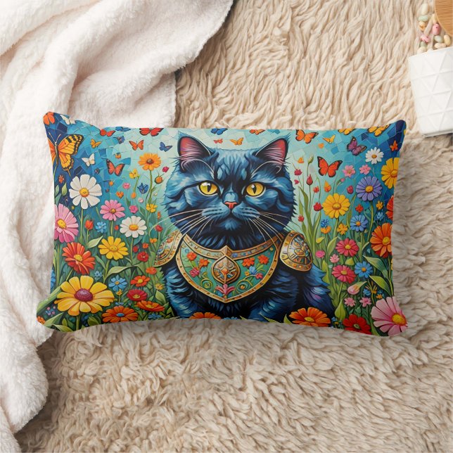 Coussin Rectangle Chat Dans Le Jardin Des Plaisirs Terrestres 3 (Couverture)