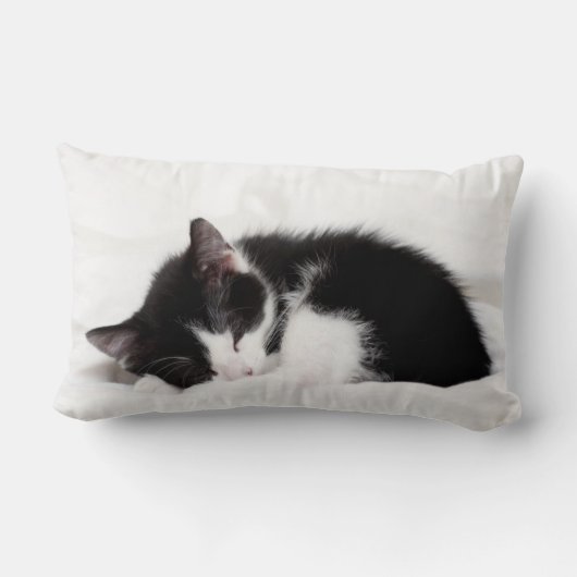 Coussin Rectangle Chaton de sommeil (Verso)