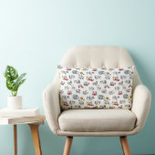 Coussin Rectangle Chats amusants, lait et magie. (Chaise)