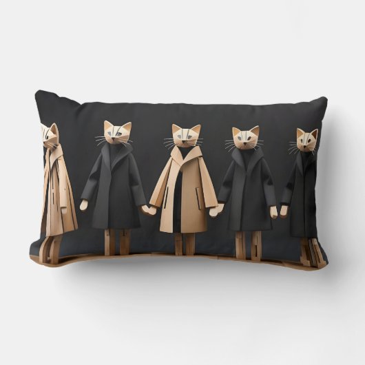 Coussin Rectangle chats - Chats (Recto)