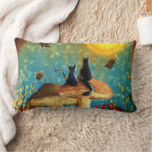 Coussin Rectangle Chats de champignons (Couverture)