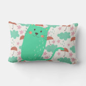 Coussin Rectangle Chats en pluie (Verso)