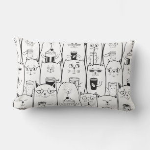 Coussin Rectangle Chats mignons