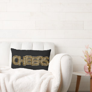 Coussin Rectangle CHEERS Empreinte de léopard Balloon Celebration Ch