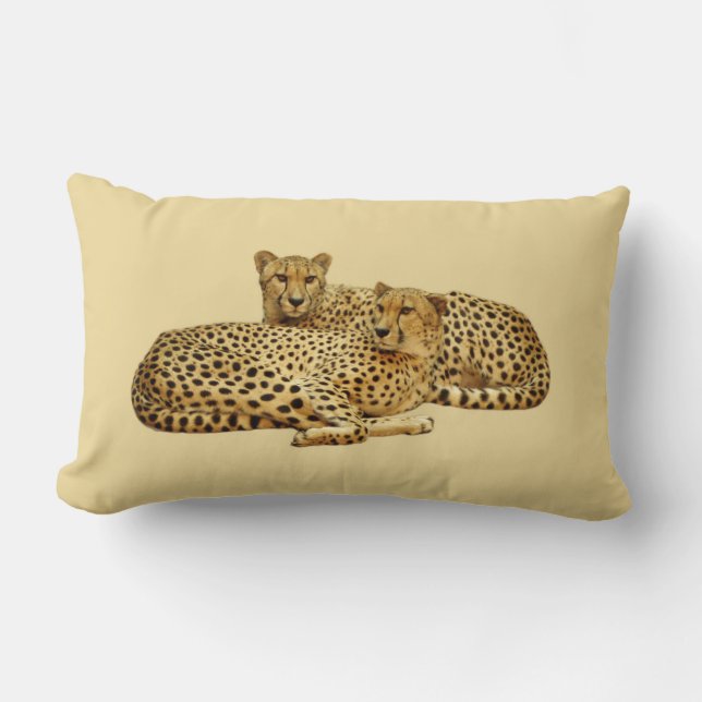 Coussin Rectangle Cheetahs (Recto)