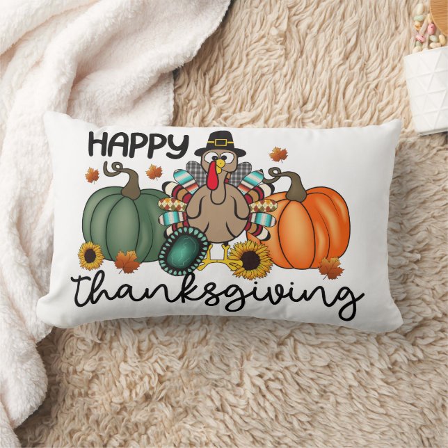 Coussin Rectangle Chemise bon thanksgiving | Jour des vacances d'aut (Couverture)
