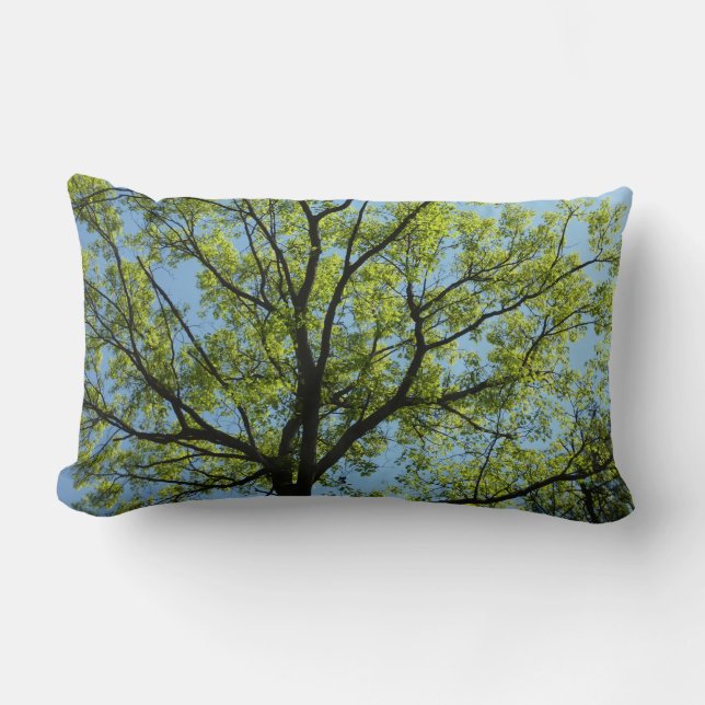 Coussin Rectangle Chêne de printemps Nature vivante (Recto)