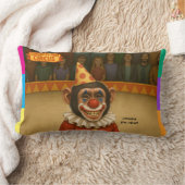 Coussin Rectangle Chester le clown chimpanzé (Couverture)