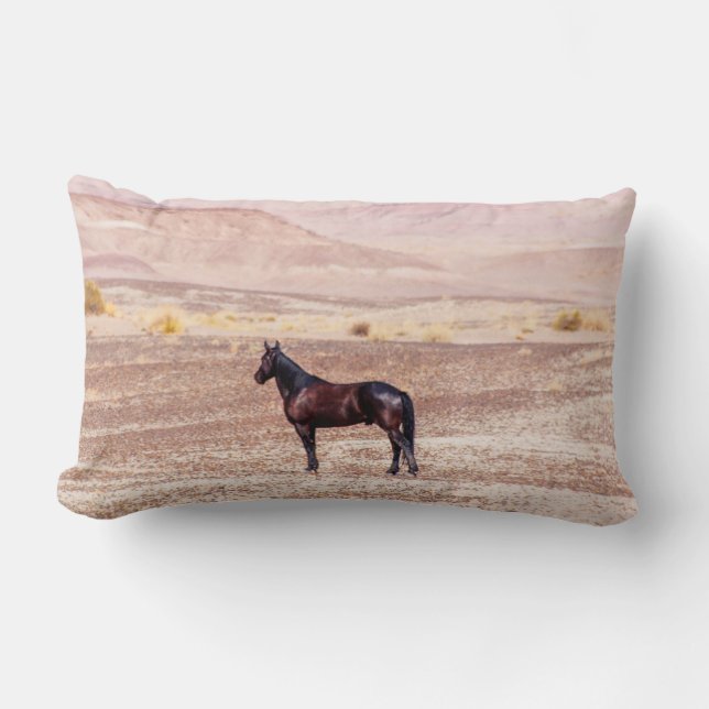 Coussin Rectangle Cheval du désert P8664 (Recto)