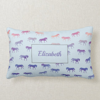 Coussin Rectangle Chevaux pour aquarelle