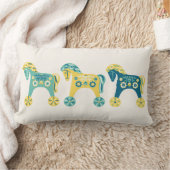 Coussin Rectangle Chevaux suédois de jouet (Couverture)