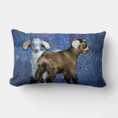 Coussin Rectangle Chèvres (Recto)