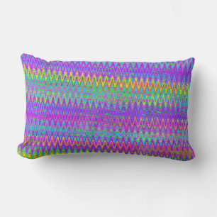 Coussin Rectangle Chevron fou