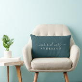 Coussin Rectangle Chic Newlysée M. Mme Deep Emerald Monogram (Chaise)
