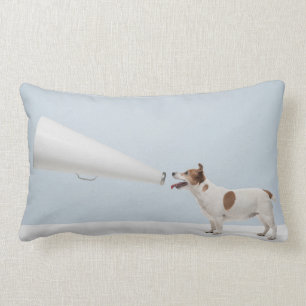 Coussin Rectangle Chien parlant des images   de Getty