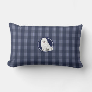 Coussin Rectangle Chien samoyé