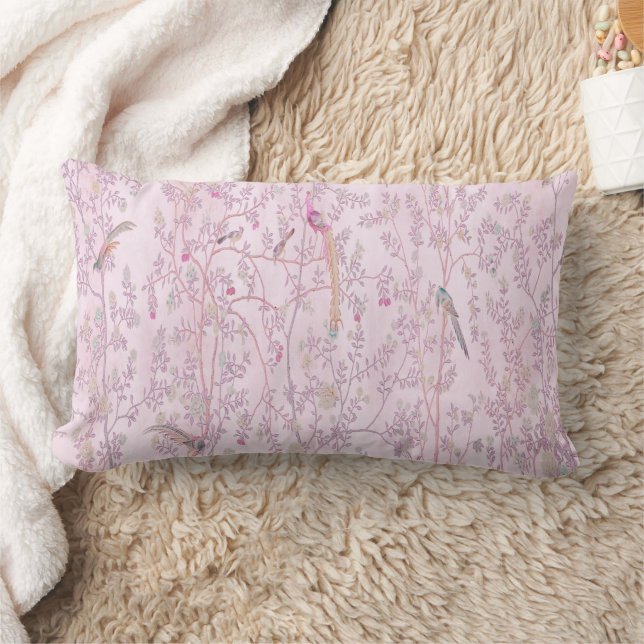 Coussin Rectangle Chinoiserie rose (Couverture)