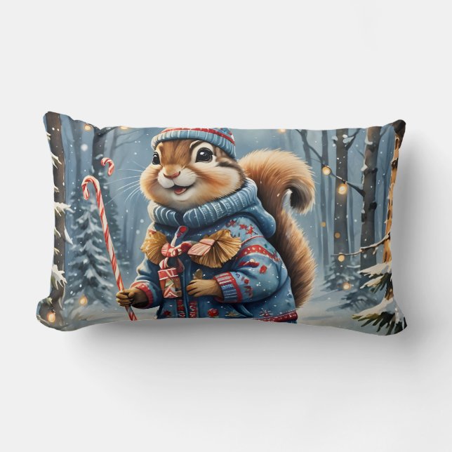 Coussin Rectangle Chipmunk (Recto)
