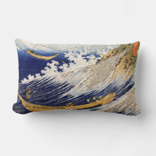 Coussin Rectangle Choshi dans la province de Simosa par Hokusai