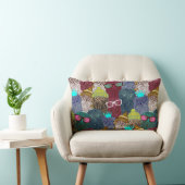 Coussin Rectangle Chouette dans la couronne (Chaise)