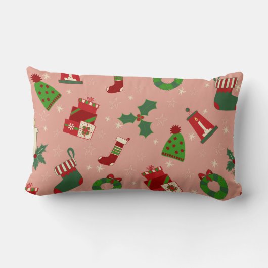 Coussin Rectangle Christmas Drawing  (Verso)