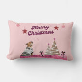 Coussin Rectangle Christmas with our adorable puppy cushion! 🎄🐾 (Recto)