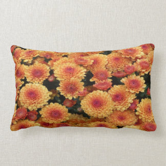 Coussin Rectangle Chrysanthèmes en or