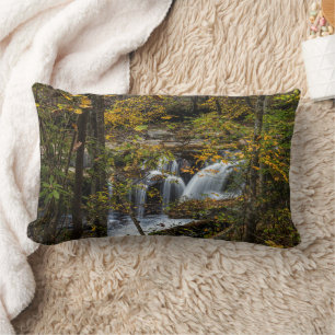 Coussin Rectangle Chutes du ruisseau Dunloup Virginie-Occidentale
