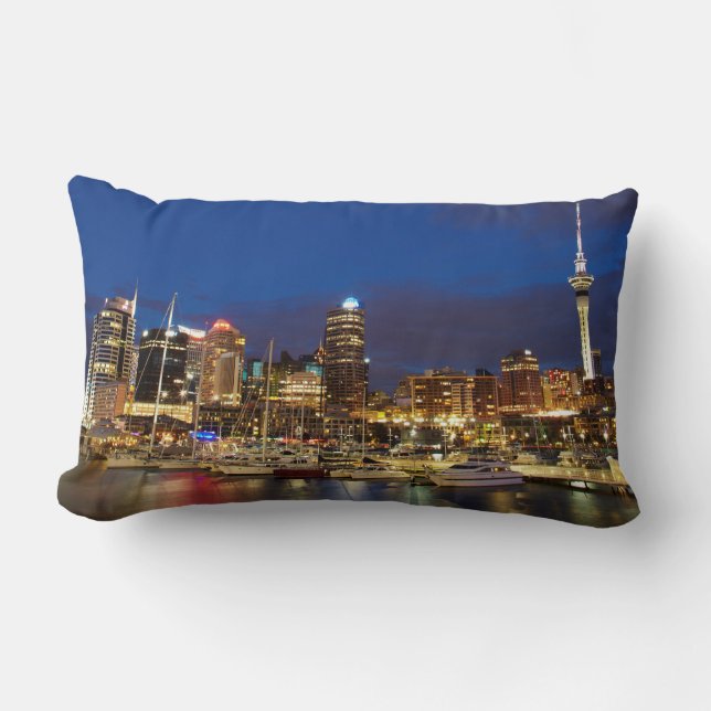 Coussin Rectangle Ciel d'Auckland la nuit (Recto)