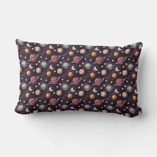 Coussin Rectangle Ciel galactique (Verso)