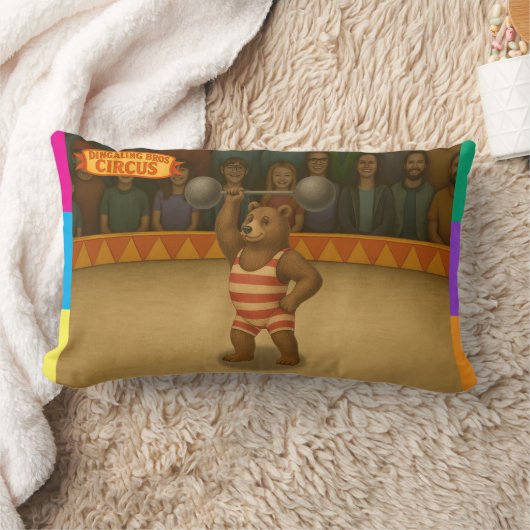 Coussin Rectangle Circus strong-bear (Couverture)