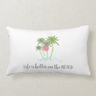 Coussin Rectangle Citation de plage Tropical Summer Cool unique