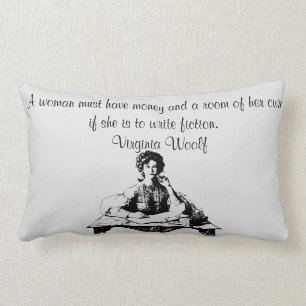 Coussin Rectangle Citation de Virginia Woolf