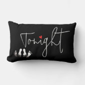 Coussin Rectangle Citation drôle ce soir/ Pas ce soir enterrement de (Recto)