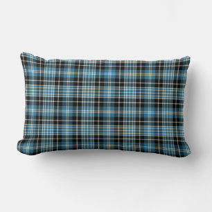 Coussin Rectangle Clan bleu clair Clark Clan Scottish Plaid